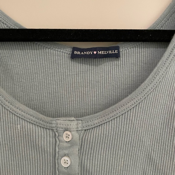 teal brandy Melville tank - Picture 2 of 2